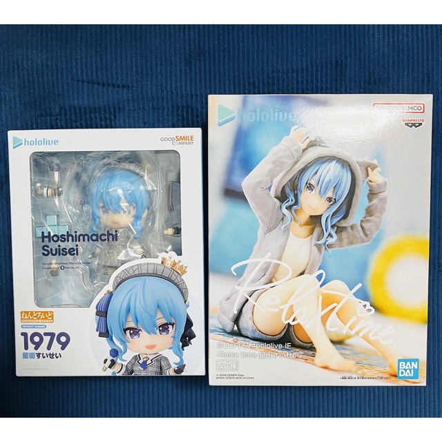 GOOD SMILE COMPANY(グッドスマイルカンパニー)のホロライブ　星街すいせい　フィギュア　ねんどろいど　Relax Time エンタメ/ホビーのフィギュア(アニメ/ゲーム)の商品写真