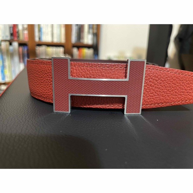 HERMES ベルト　レッド　購入時20万