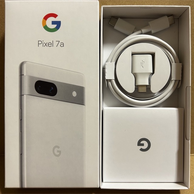 Google Pixel(グーグルピクセル)の【未使用】Pixel 7a 128GB snow スマホ/家電/カメラのスマートフォン/携帯電話(スマートフォン本体)の商品写真