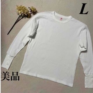 ヘインズ(Hanes)の大特価セール中　ヘインズプレミアム💞Hanes for BIOTOP L　即発送(Tシャツ/カットソー(七分/長袖))