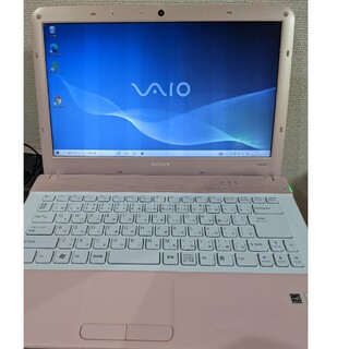 バイオ(VAIO)のVAIO Eシリーズ VPCEA45FJ  ピンク　リカバリー有　バイオ(ノートPC)