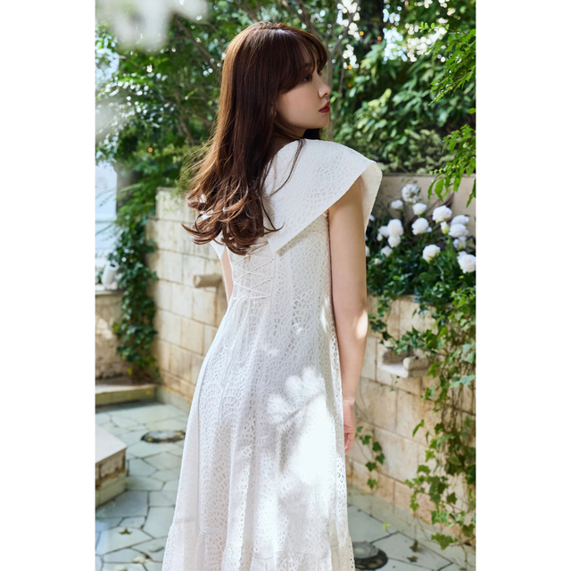 Her lip to - 【ノベルティ付き】Como Back Lace-Up Dress【新品未使用