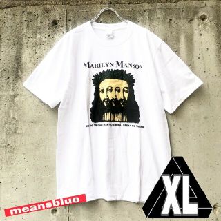 フィアオブゴッド(FEAR OF GOD)のXL/半袖T/  marilynmanson ロックT(Tシャツ/カットソー(半袖/袖なし))