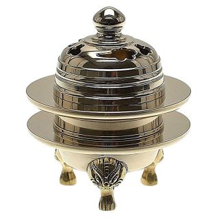 高岡銅器 下尾治彦作 蝋型鋳銅 御殿香炉 共箱 M R5795 | www.miniball