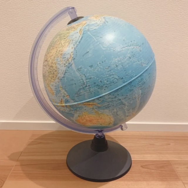 地球儀 プラスチック イタリア製 地球 地図 世界地図 おもちゃ 教育 知育玩具
