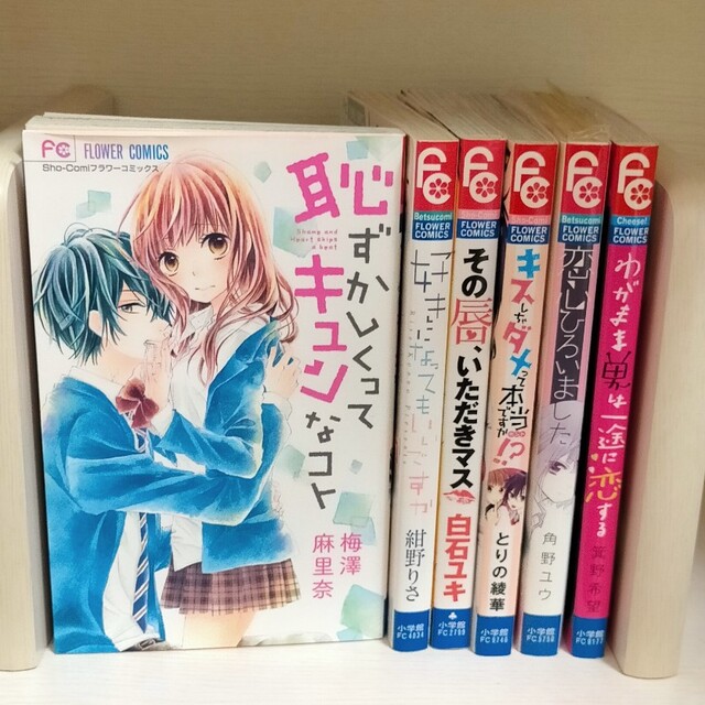 フラワーコミックス、少女漫画、読み切り6冊セットのまとめ売り❢の