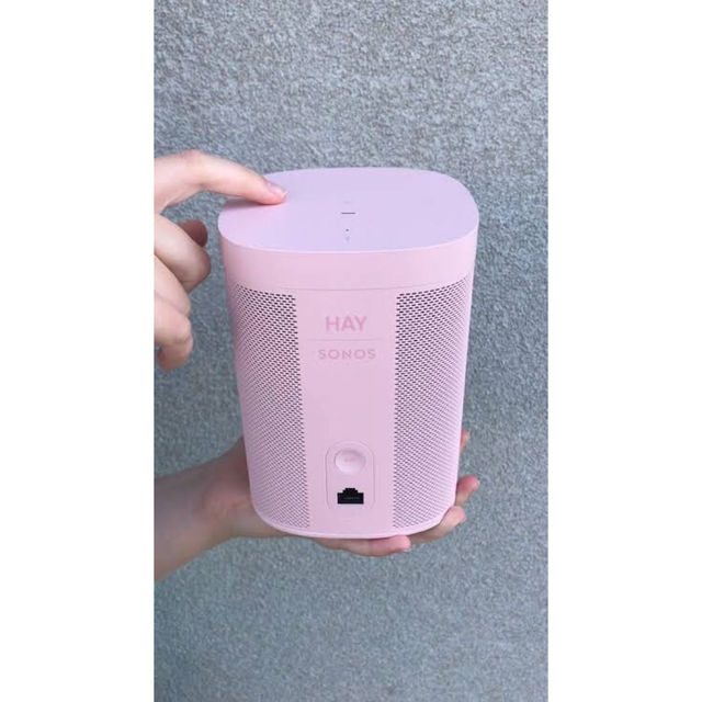 Sonos One Hay Pink 2個セット　ステレオサラウンド スマホ/家電/カメラのオーディオ機器(スピーカー)の商品写真