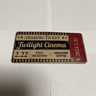 エグザイルザセカンド(EXILE THE SECOND)のamazing coffee Twilight Cinema ステッカー ⑨(ミュージシャン)