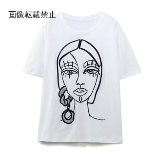 💚5月新作🦄11377◇ガールプリント 半袖 Tシャツ(Tシャツ(半袖/袖なし))