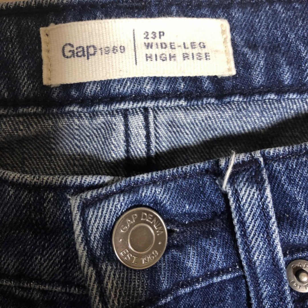 GAP(ギャップ)のGap♡ワイドレッグハイライズデニムパンツ レディースのパンツ(デニム/ジーンズ)の商品写真