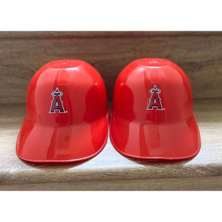 メジャーリーグベースボール(MLB)のエンゼルス　大谷翔平　ヘルメット　アイスクリームカップ　２個　スタジアム限定(応援グッズ)