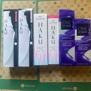 ワンバイコーセー(ONE BY KOSE（KOSE）)のminato様専用 HAKU4点セット＋セラムヴェール120mlセット(美容液)