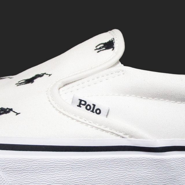 POLO RALPH LAUREN(ポロラルフローレン)の★新品★ラルフローレン★ポニー総柄スリッポン (White/10/28cm) メンズの靴/シューズ(スニーカー)の商品写真