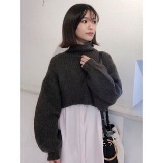 マーキュリーデュオ♡3WAYニットセットバックティアードミニワンピース