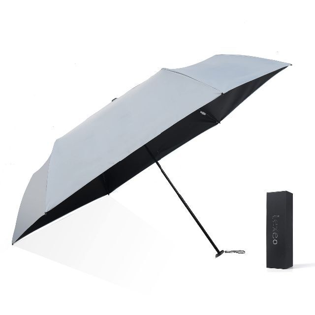 【色: ライトブルー】日傘 超軽量（130g）折りたたみ傘 UVカット 遮光 遮