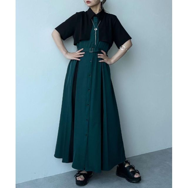 HARE - 新品 激レア 完売品 再販なし HARE バイカラータックワンピース