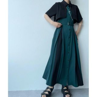新品 激レア 完売品 再販なし HARE バイカラータックワンピース
