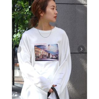 アングリッド(Ungrid)のUngrid フォトプリントTシャツ(Tシャツ(長袖/七分))