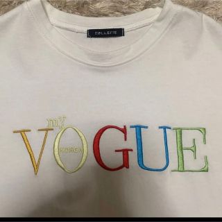 ザラ(ZARA)のVOGUE Tシャツ ロゴTシャツ　　ザラ　ギャレリー(Tシャツ(半袖/袖なし))