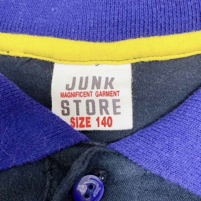 JUNK STORE(ジャンクストアー)の【ラクマパック】JUNK STORE ポロシャツ 140 キッズ/ベビー/マタニティのキッズ服男の子用(90cm~)(Tシャツ/カットソー)の商品写真