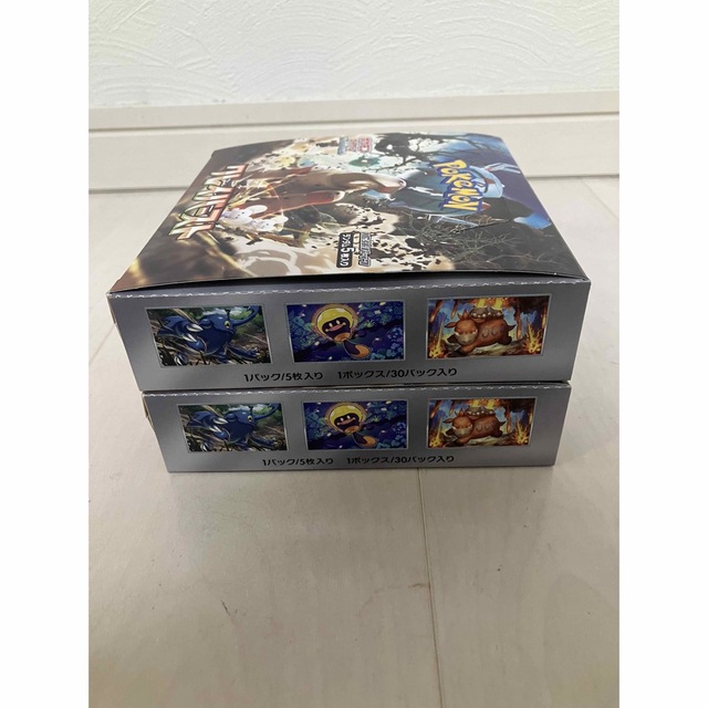 ポケモン(ポケモン)のポケモンカードゲーム クレイバースト 2BOX シュリンクなし ペリペリ付き エンタメ/ホビーのトレーディングカード(Box/デッキ/パック)の商品写真