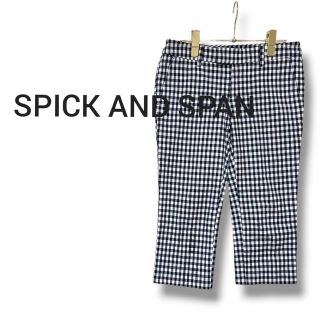 Spick & Span - ★美品 スピック＆スパン カジュアル クロップド丈  ギンガムチェック  36