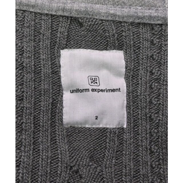 uniform experiment - uniform experiment パーカー 2(M位) グレー 【古着】【中古】の通販 by