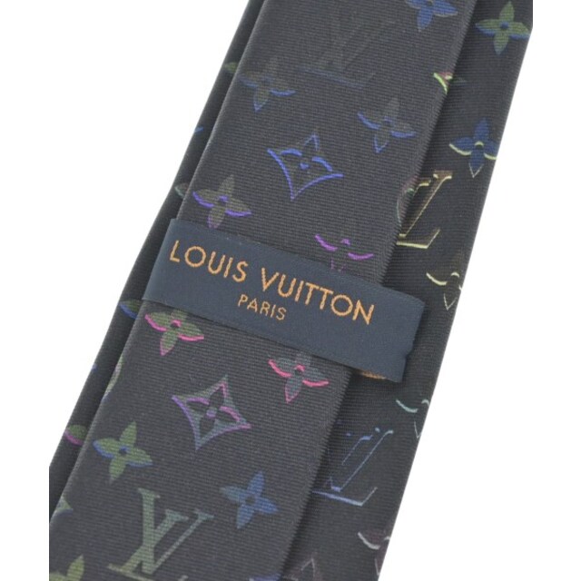 LOUIS VUITTON(ルイヴィトン)のLOUIS VUITTON ネクタイ - 濃紺系xカーキxピンク系等(総柄) 【古着】【中古】 メンズのファッション小物(ネクタイ)の商品写真