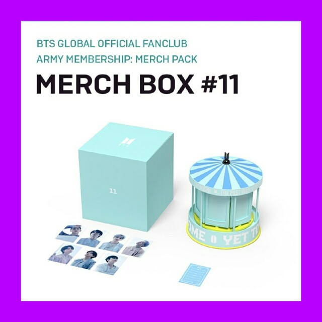 BTS MERCH BOX 11 オルゴール メリーゴーランド  新品未使用