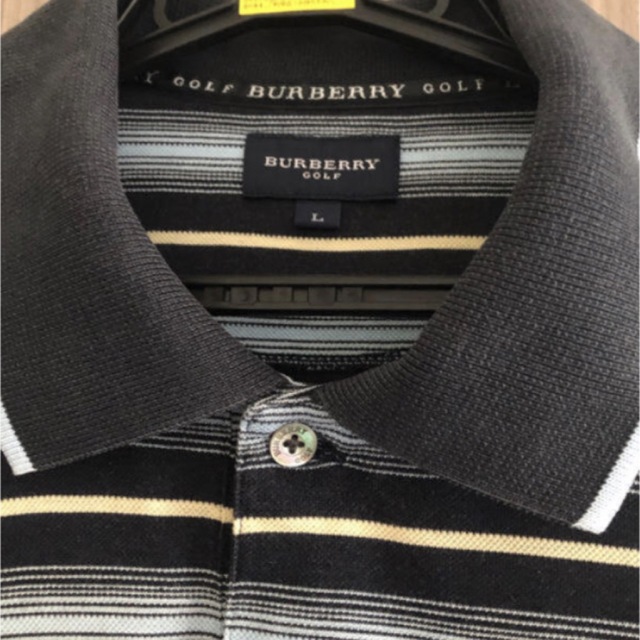 BURBERRY(バーバリー)のBurberry Golf メンズ　コットン　ボーダーポロシャツ メンズのトップス(ポロシャツ)の商品写真