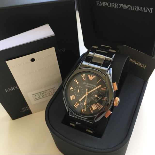 Emporio Armani(エンポリオアルマーニ)の未使用新品☆　エンポリオアルマーニ　AR1410　EMPORIO ARMANI メンズの時計(腕時計(アナログ))の商品写真