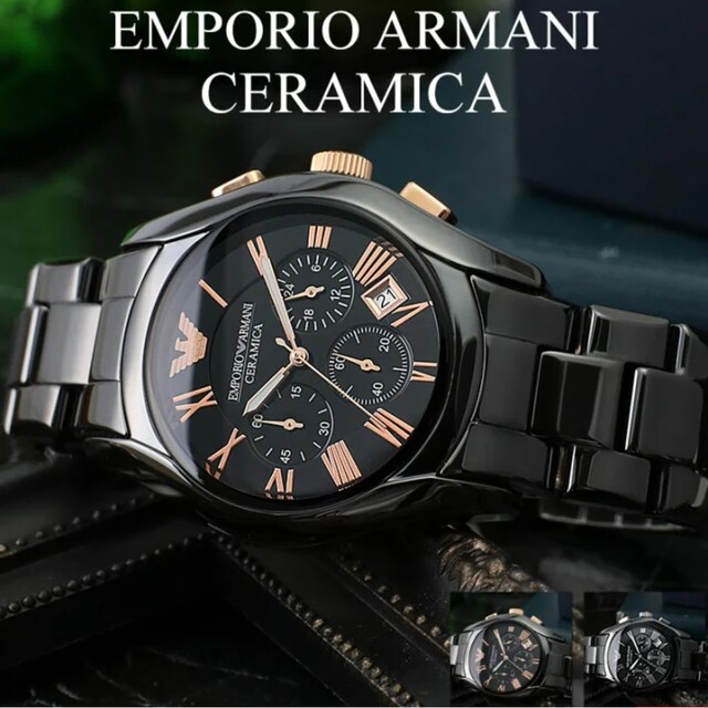 Emporio Armani(エンポリオアルマーニ)の未使用新品☆　エンポリオアルマーニ　AR1410　EMPORIO ARMANI メンズの時計(腕時計(アナログ))の商品写真