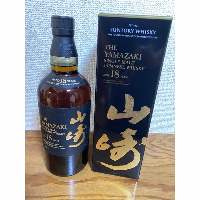 山崎18年　新品　未開封食品/飲料/酒