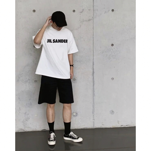 新品 JIL SANDER ジル・サンダー ホワイト ロゴTシャツ M size