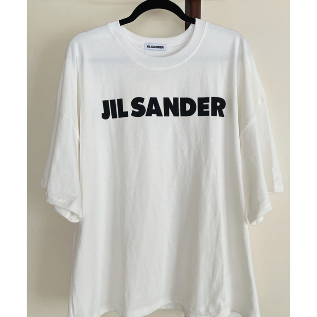 JIL SANDER  ジルサンダー　ロゴTシャツ　ホワイト　Mサイズ