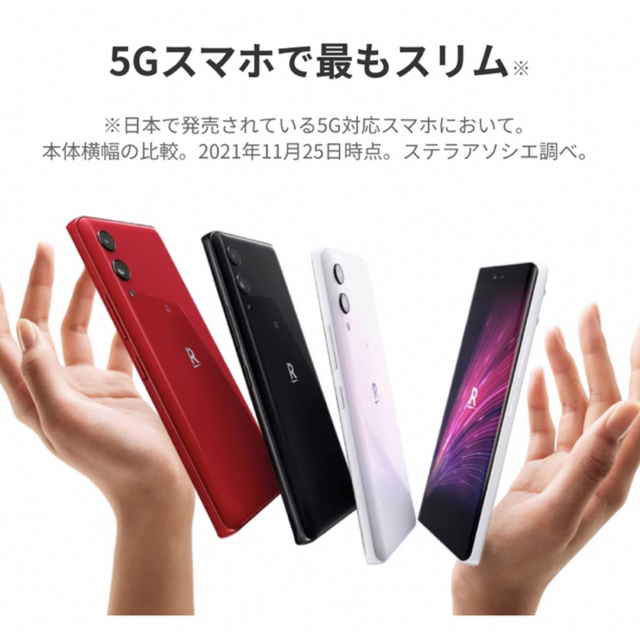 Rakuten(ラクテン)の【新品未開封】Rakuten Hand 5G ホワイト シュリンク付 スマホ/家電/カメラのスマートフォン/携帯電話(スマートフォン本体)の商品写真