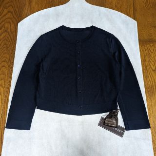 フォクシー(FOXEY)の【新品】フォクシー "Upper Standard" ミッドナイトブルー 38(カーディガン)