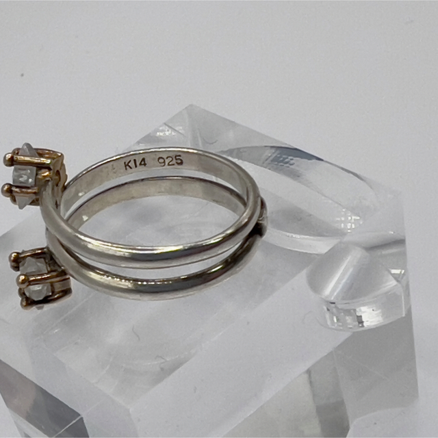 STAR JEWELRY(スタージュエリー)のスタージュエリー　リングK14 silver レディースのアクセサリー(リング(指輪))の商品写真
