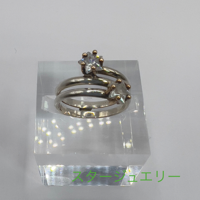 STAR JEWELRY(スタージュエリー)のスタージュエリー　リングK14 silver レディースのアクセサリー(リング(指輪))の商品写真