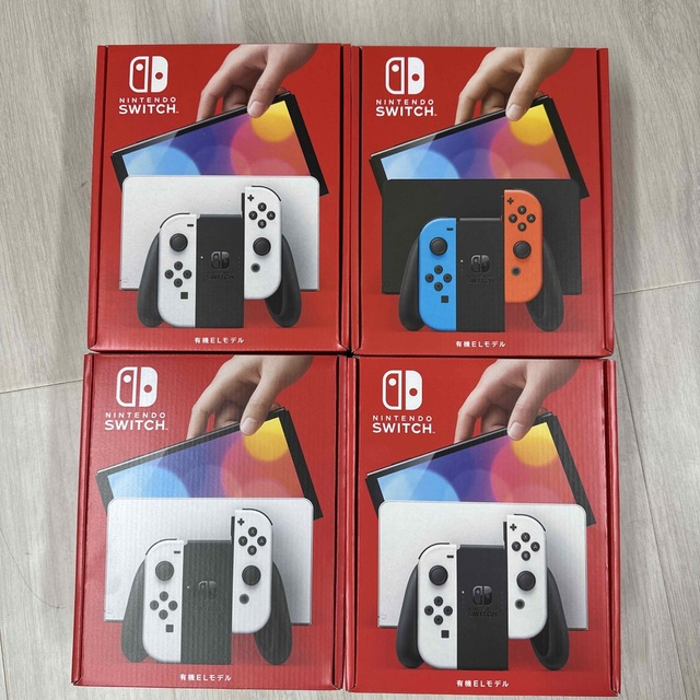 【新品】Nintendo Switch 本体 ネオン 4台セット