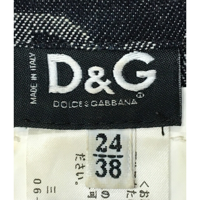 D&G(ディーアンドジー)の美品 ディーアンドジー D＆G ノースリーブ デニムワンピース レディース 38 レディースのトップス(ベスト/ジレ)の商品写真