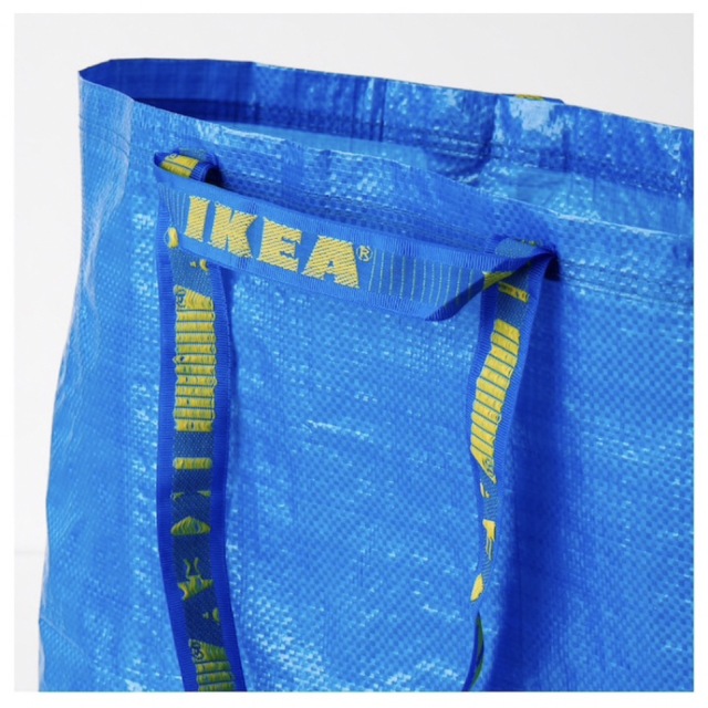 IKEA(イケア)のIKEA フラクタ ブルーバック FRAKTA Mサイズ 2枚  新品 レディースのバッグ(エコバッグ)の商品写真