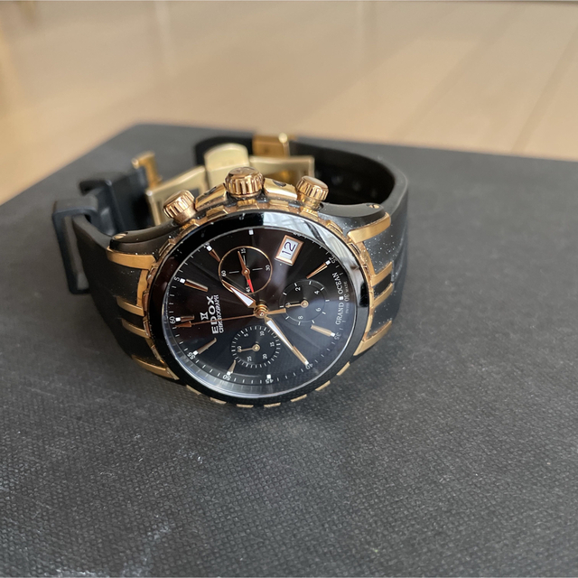 EDOX(エドックス)のエドックEdox グランドオーシャンクロノレデ10410-357RN-NIR中古 メンズの時計(腕時計(アナログ))の商品写真