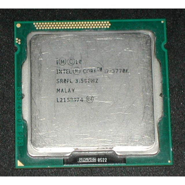 4コア8スレッド　Core i7 3770K  LGA1155