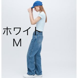 ミニT（半袖）ホワイト　M UNIQLO tシャツ　UT 白(Tシャツ(半袖/袖なし))