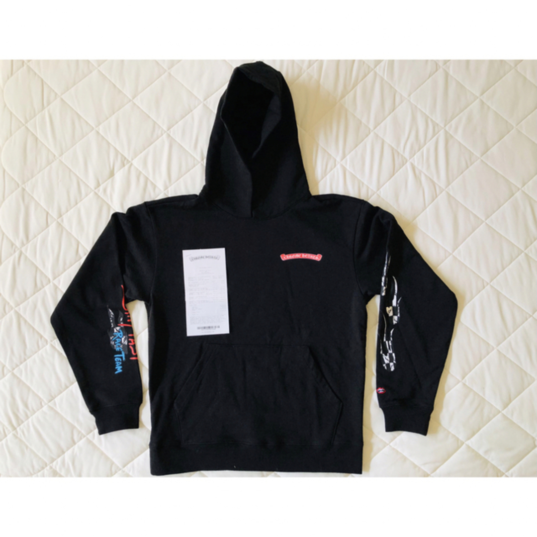 紫③ 本物chrome hearts マッティボーイMパーカーシャツスウェット
