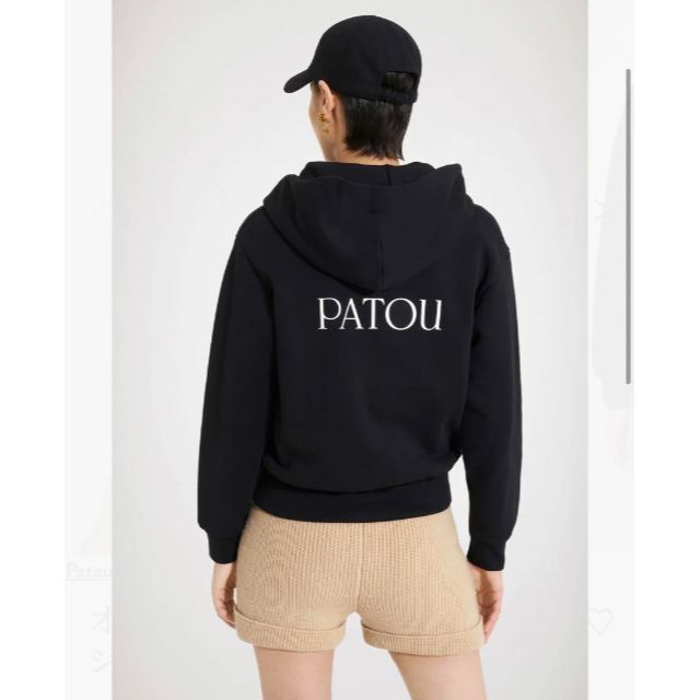 PATOU - PATOU パトゥ ロゴ ジップアップ フーディー パーカー S 