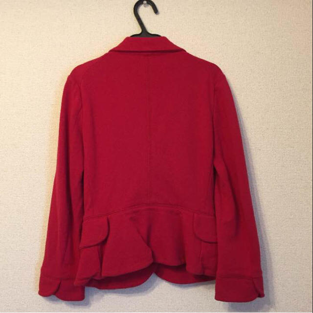 Vivienne Westwood(ヴィヴィアンウエストウッド)のVivienneWestwood ラブジャケット 赤 レディースのジャケット/アウター(テーラードジャケット)の商品写真