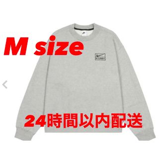 ステューシー(STUSSY)の新品未使用/stussy & NIKE FLEECE CREWスウェット/M(スウェット)