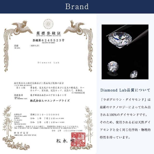 ベネチアンチェーン全長Diamond Lab ダイヤモンド ネックレス レディース 一粒 人気 0.0